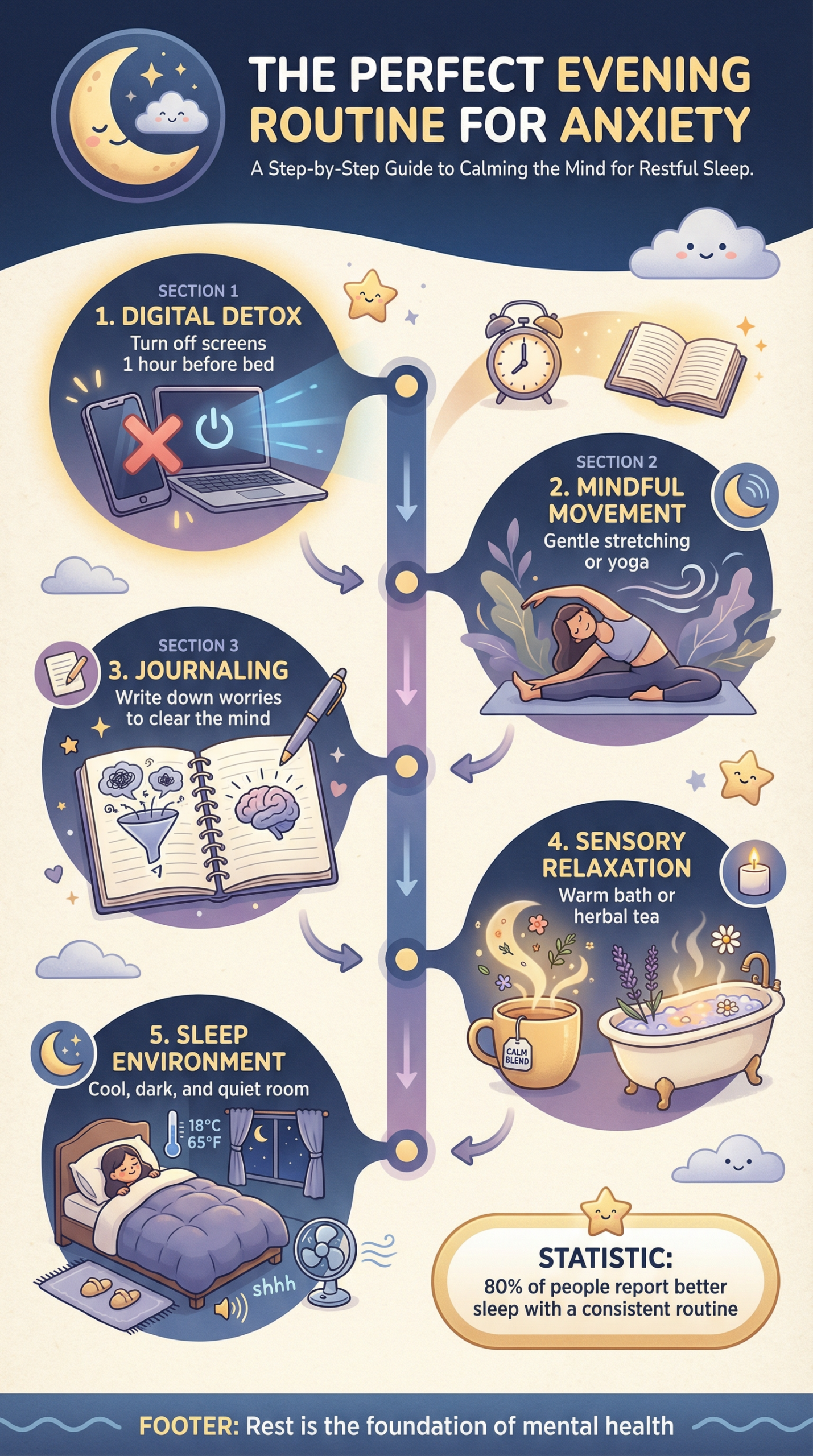 Calm Anxiety: The Perfect Evening Routine